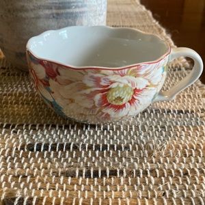 222 Fifth PTS International Marley Teal Soup/Cereal Bowl